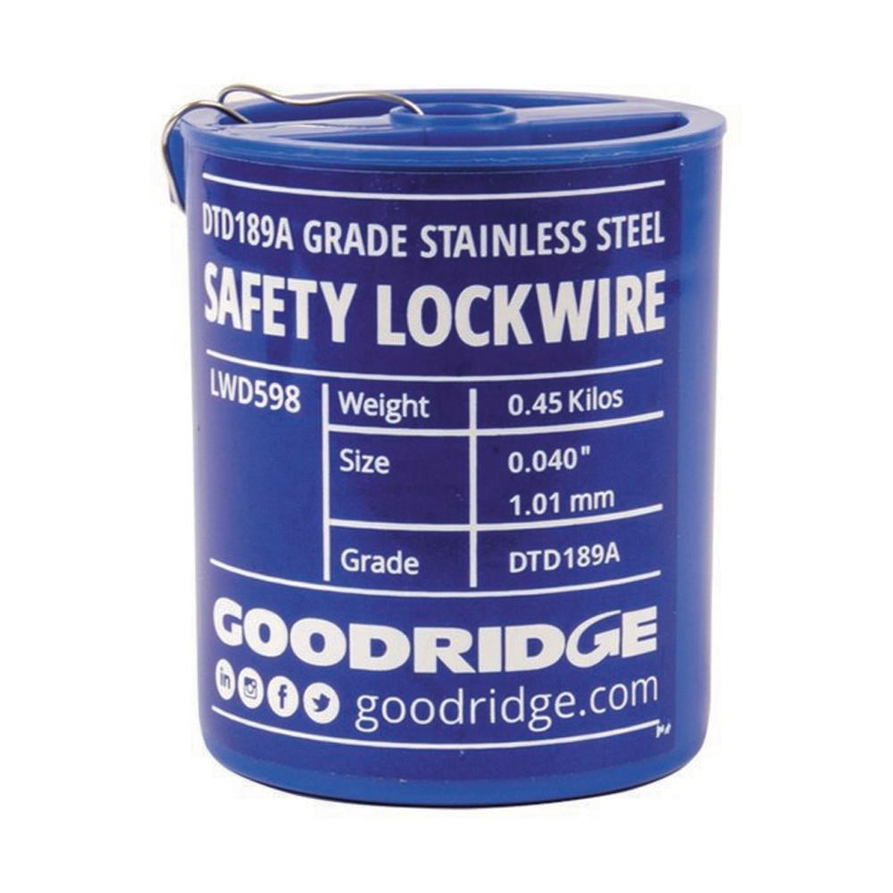 Goodridge のステンレス鋼のロックワイヤー 0.020/0.51mm