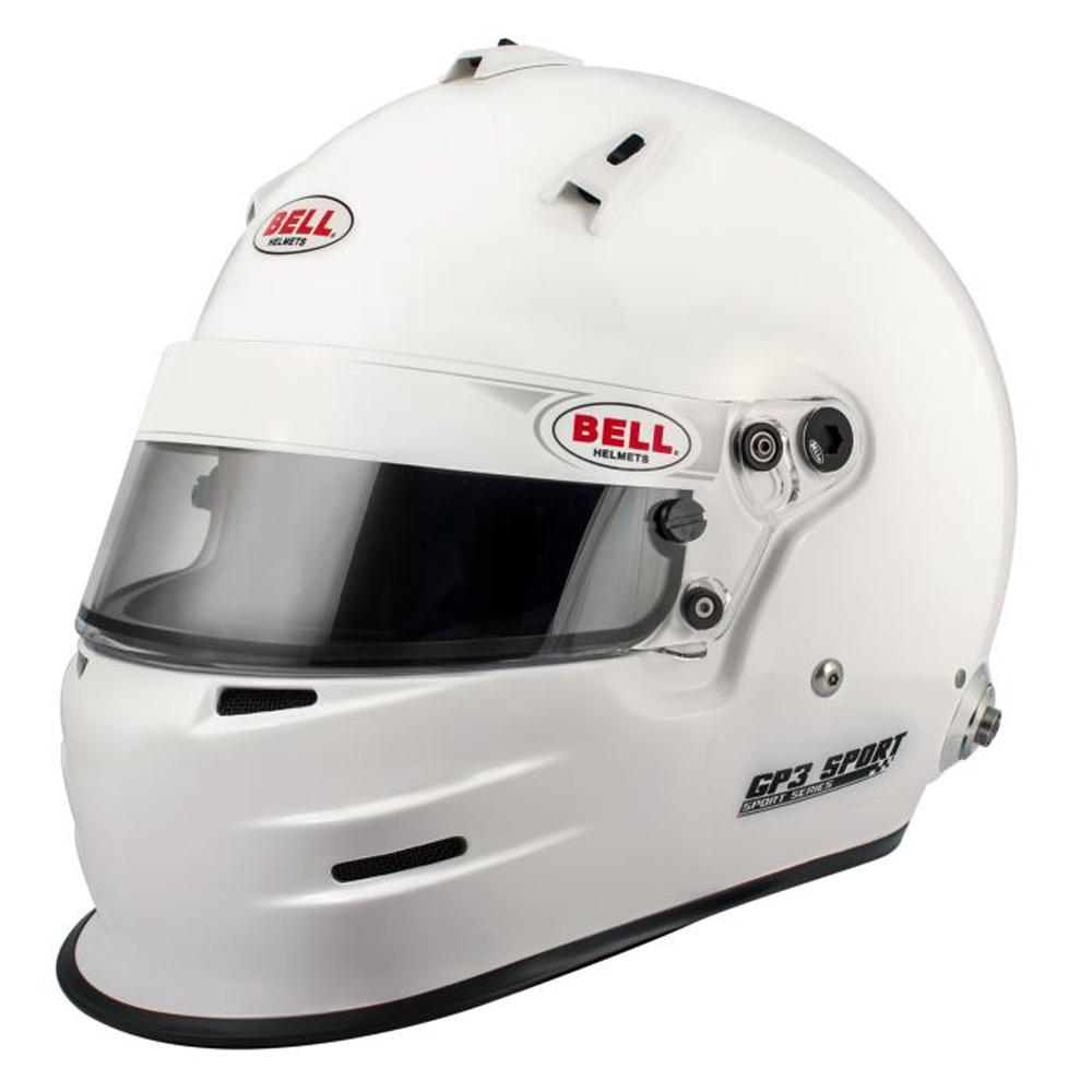 ベルGP3スポーツホワイトフルフェイスヘルメットFIA承認8859から2015