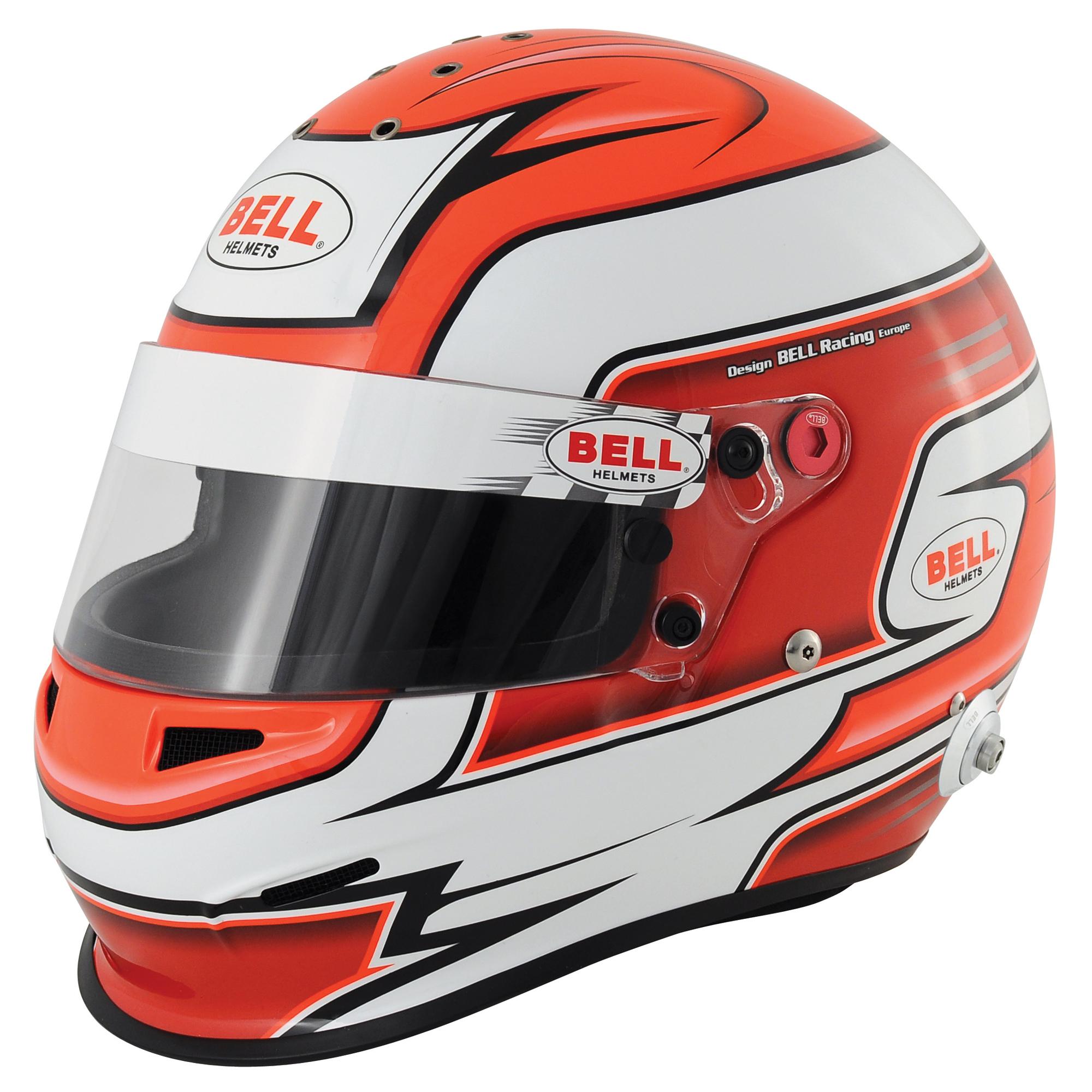 鐘 RS3 の承認されるプロ太字のヘルメットの嵐赤い Snell SA2010