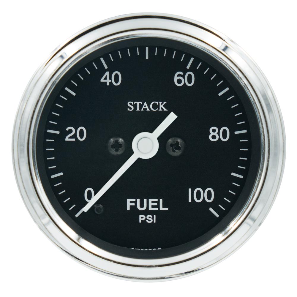 スタッククラシック燃料圧力計0-100 psi