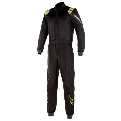 Alpinestars Stratos FIA承認レーススーツ(ブラック&ライムグリーン)