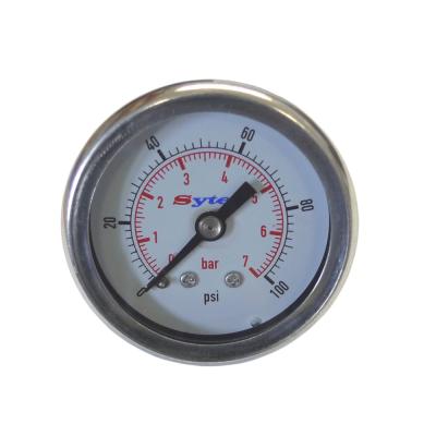 サイテック燃料圧力計0-7BAR（0-100PSI）