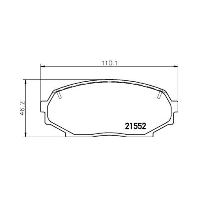 ミンテックスブレーキパッドMDB1413-M1155マツダMX-5フロント