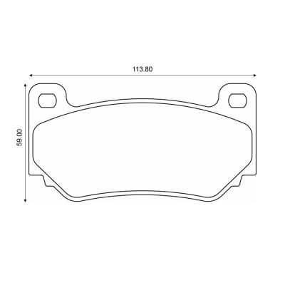 Mintex レーシング ブレーキパッド MDB2027-MRM1802 コンパウンド