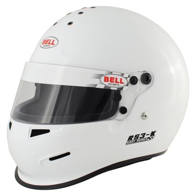 承認される鐘 RS3 K の太字の Kart のヘルメット白い Snell K2010