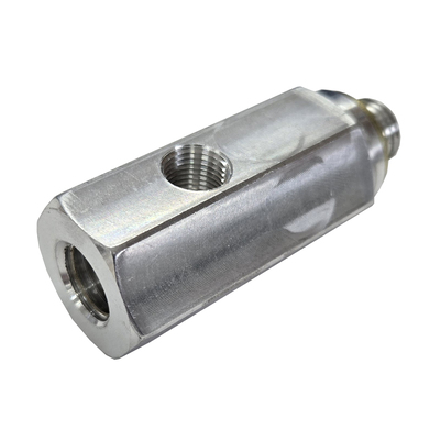 油圧式圧力計T-ピースM12 X 1.5ロングボディ
