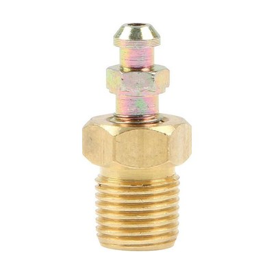 1/8" NPT オスネジ付きブリードニップルアダプター